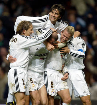 Zinedine Zidane, Real Madrid, jubel