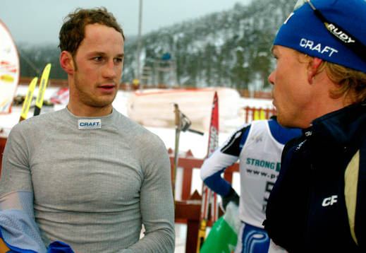 Skidor. Världscupen. Anders Södergren, tvåa och Mathias