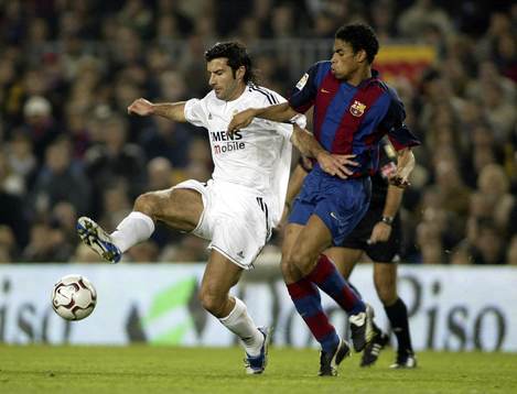 Michael Reiziger, Barcelona och Luis Figo, Madrid