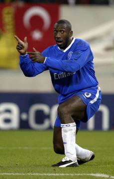  Jimmy Floyd Hasselbaink, Chelsea jublar (Jubel) 