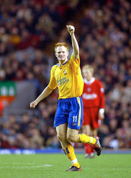  Michael Svensson, Southampton, jubel.