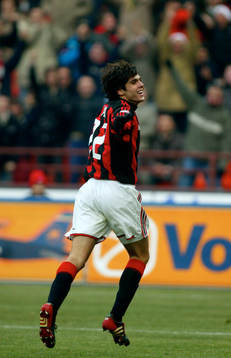 Fotboll, Italiensk, Serie A, Jubel, Kaka, Milan