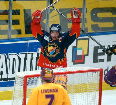 Mikael Johansson, Djurgården gjorde 2-1. Jubel