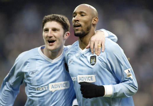  Nicolas Anelka, Man City, jubel. 