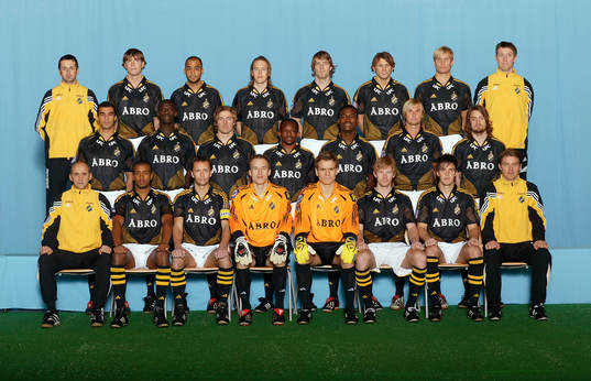 Bakre raden från vänster: Nebojsa Novakovic (individuell