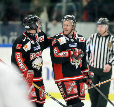 Mikael Wahlberg, Malmö, tre målsskytt. Här med Franz