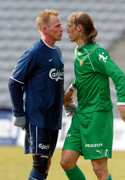 Björn Runström, Hammarby, har något att säga