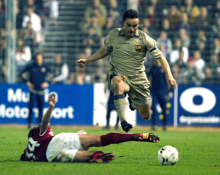 0-2 var egentligen Marc Overmars mål, här rycker han