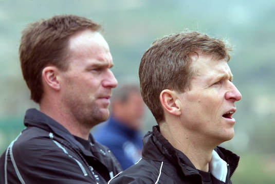 Peter Friberg, tränare och Niclas Sjöstedt, assisterande