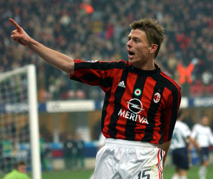  Jon Dahl Tomasson, Milan jublar (jubel)