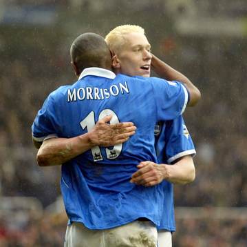  Clinton Morrison och Mikael Forssell, Birmingham jublar (Jubel) 