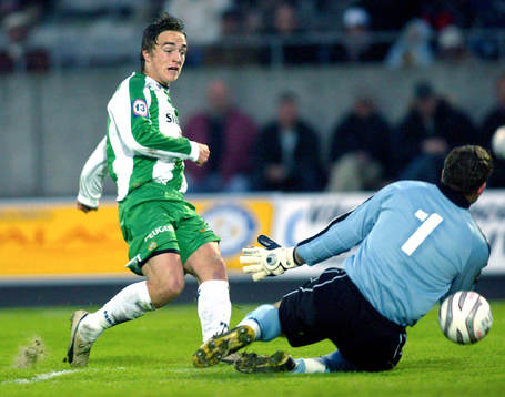 Petter Andersson nära överlista Petter Wastå