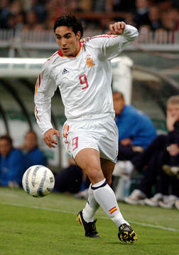 Fotboll, Vicente, Spanien.