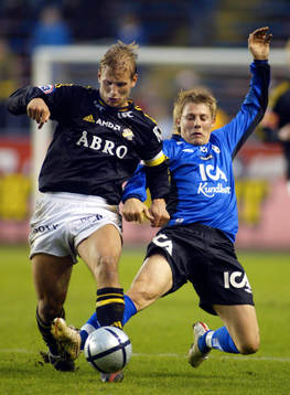 Martin Åslund, AIK och Patrik Ingelsten, Halmstad