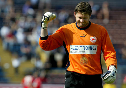 Petter Wastå, Kalmar (Målvakt) jublar (Jubel)