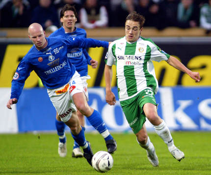 Petter Andersson, Hammarby och Johan Laursen, Trelleborg