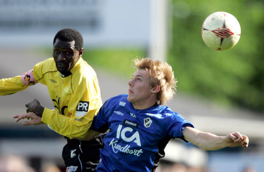  Garba Lawal, Elfsborg och Patrik Ingelsten, Halmstad.  