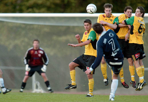 Frispark, Michael Hansson. I muren fr.v. Henrik Edfors,