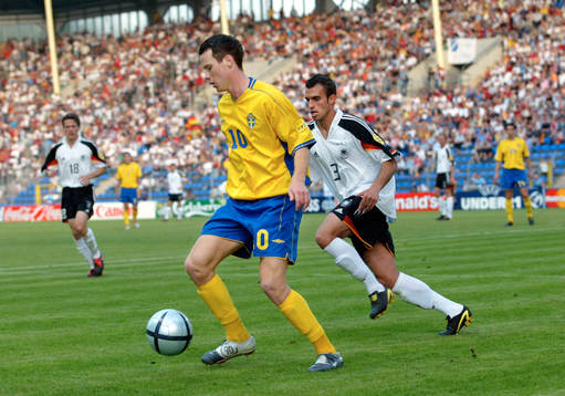 Alexander Farnerud, Sverige och Bastian Schweinsteiger,