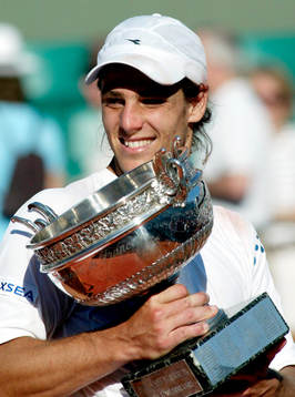 Gaston Gaudio med pokal
