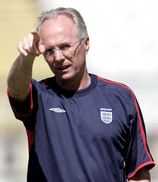  Sven Göran (Sven-Göran, Svennis) Eriksson, förbundskapten,  England
