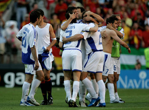 Grekisk lycka på planen