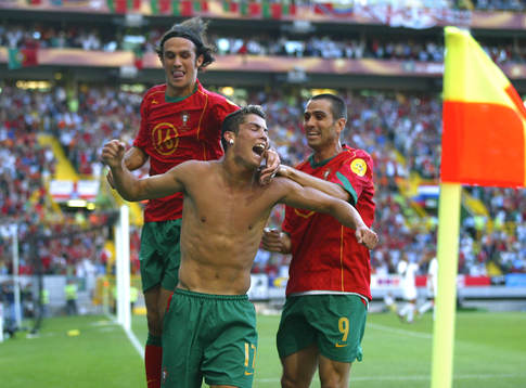 1-0 av Cristiano Ronaldo, jubel