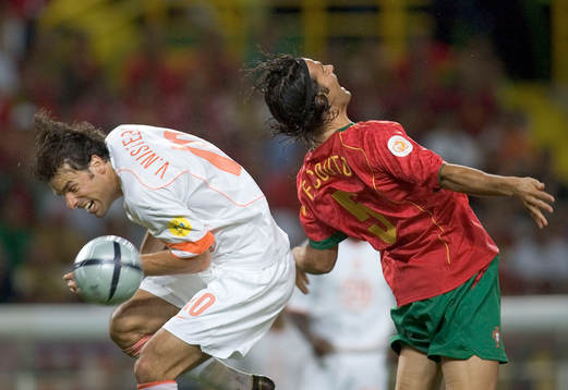 Fotboll, Em, Portugal - Holland, Semifinal, 2-1, Portugall