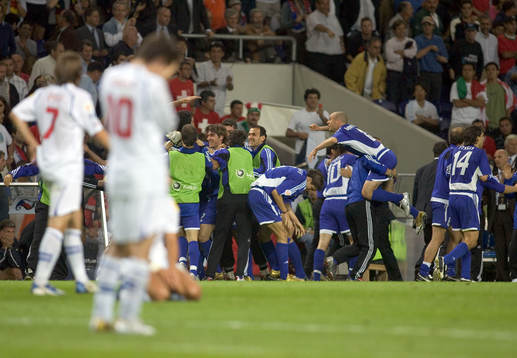 0-1 och Grekland är klar för EM-final! Jubel