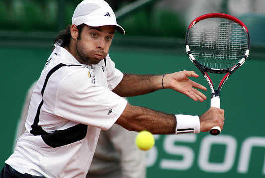 Tennis. Swedish Open. Fernando Gonzales