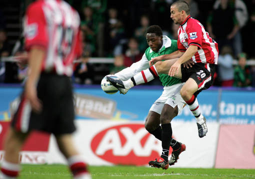  Efe Ehiorobo, Örgryte och David Prutton, Southampton.
