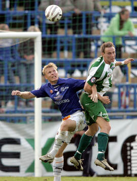 Mats Lilienberg och Fredrik Stoor. Nickduell