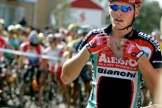 Magnus Bäckstedt i starten