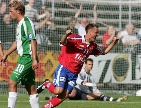 Fotboll. Allsvenskan. Helsingborg - Hammarby. Erik