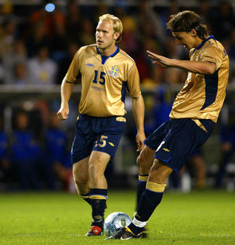 Mikael Dorsin och Zlatan Ibrahimovic, Sverige