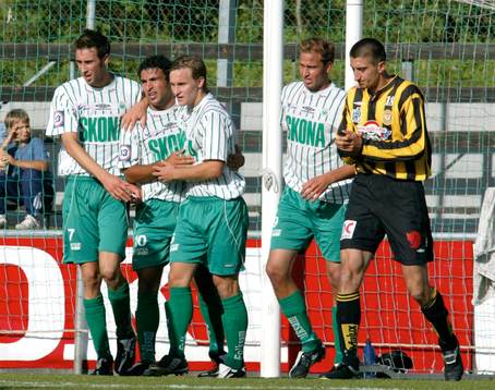  Arash Bajat, Frölunda (jubel)