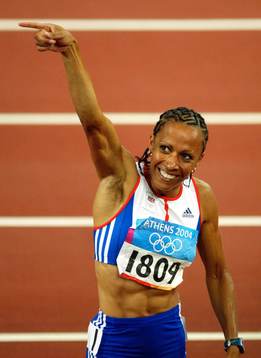  Kelly Holmes, England (Jubel)