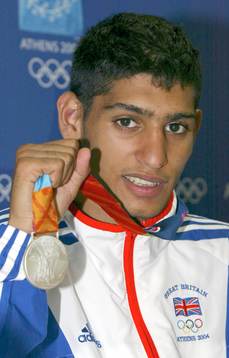 OS, Boxning, 60 kg, Amir Khan, England (Silver,