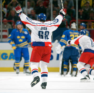 Jaromir Jagr, Tjeckien, jubel