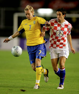 Christian Wilhelmsson, Sverige och Darijo Srna, Kroatien