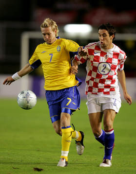 Christian Wilhelmsson, Sverige och Darijo Srna, Kroatien