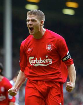  Steven Gerrard, Liverpool (Jubel)