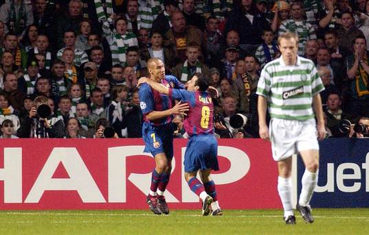 Henrik Larsson, Barcelona (Jubel)