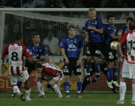 Afonso Alves, Malmö och frisparken som gav 2-2
