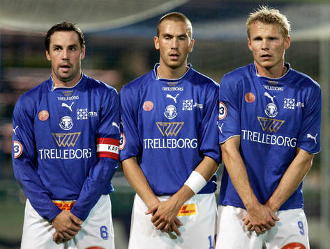 Fotboll. Allsvenskan. Trelleborg. Mattias Kronvall, Patrik