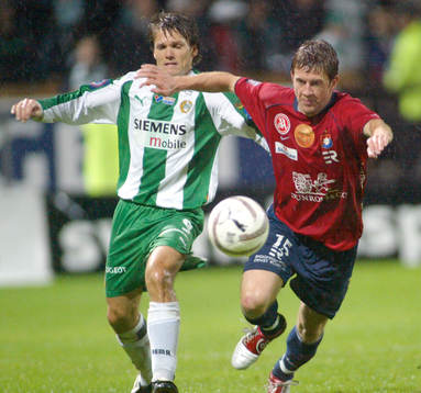  Johann Gudmunsson, Örgryte och Mikael Hellström, Hammarby.