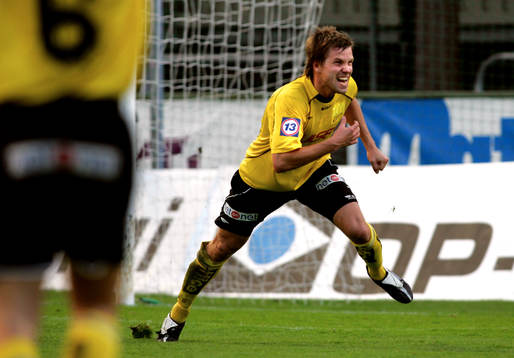  Andreas Nilsson, Elfsborg jublar efter sitt mål.