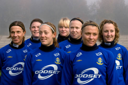 Malin Andersson, Caroline Jönsson, Therese Sjögran,