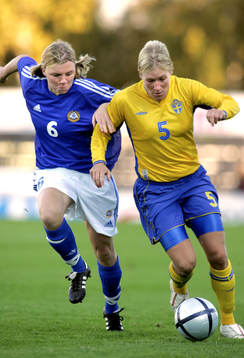 Kristin Bengtsson, Sverige och Eveliina Sarapää, Finland