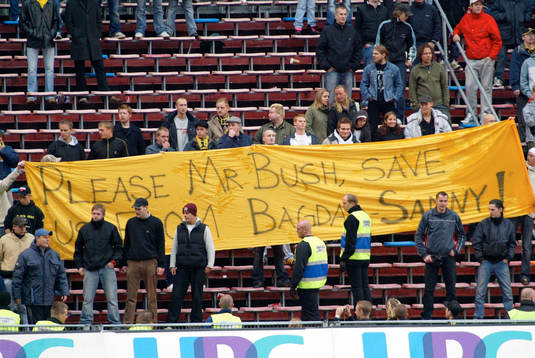 Supporter, AIK. Banderoll